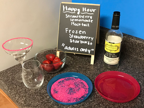 Strawberry Lemonade Mocktail 