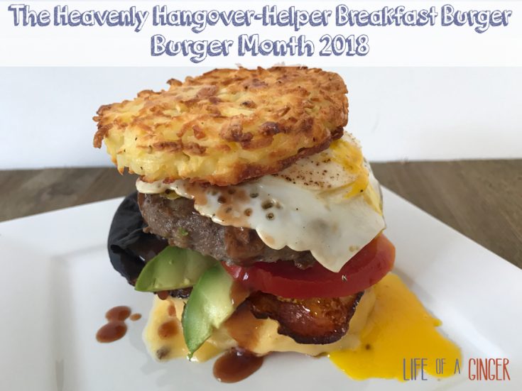 The Heavenly Hangover-Helper Breakfast Burger Burger Month 2018