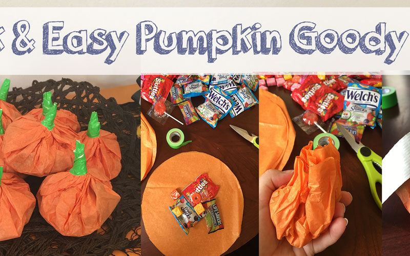 Quick and Easy Pumpkin Goody Bags